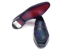 Charger l\&#39;image dans la visionneuse de la galerie, Paul Parkman Men&#39;s Loafer Shoes Navy  (ID#068-BLU)
