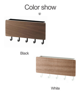 New Wall-hung Type Wooden Decorative Wall Shelf Sundries Storage Box Prateleira Hanger Organizer Key Rack Wood Wall Shelf