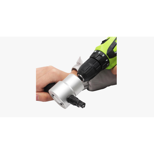 Multipurpose Double Head Sheet Nibbler Metal Cutter Drill  (Ships From USA)