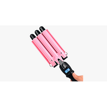 Load image into Gallery viewer, LCD Display Ceramic Triple Barrel Curling Iron [BEST SELLER] (Ships From USA)