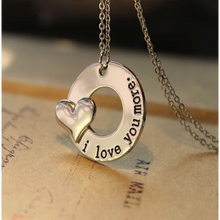 Load image into Gallery viewer, I Love You More - Pendant Necklace (Ships From USA)