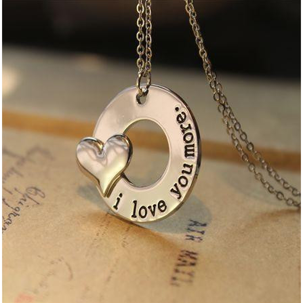 I Love You More - Pendant Necklace (Ships From USA)