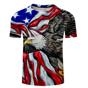 American Flag and Eagle 3D T-Shirt