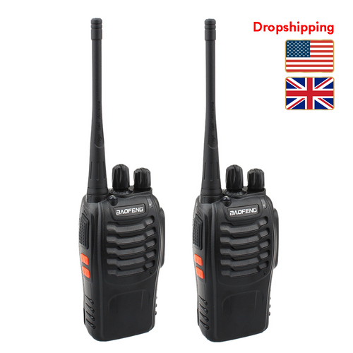 2 PCS BF-888S Baofeng Walkie Talkie