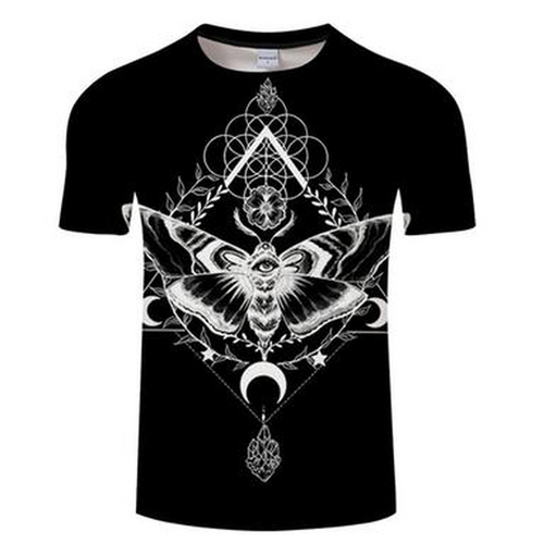 Black Motte 3D T-Shirt
