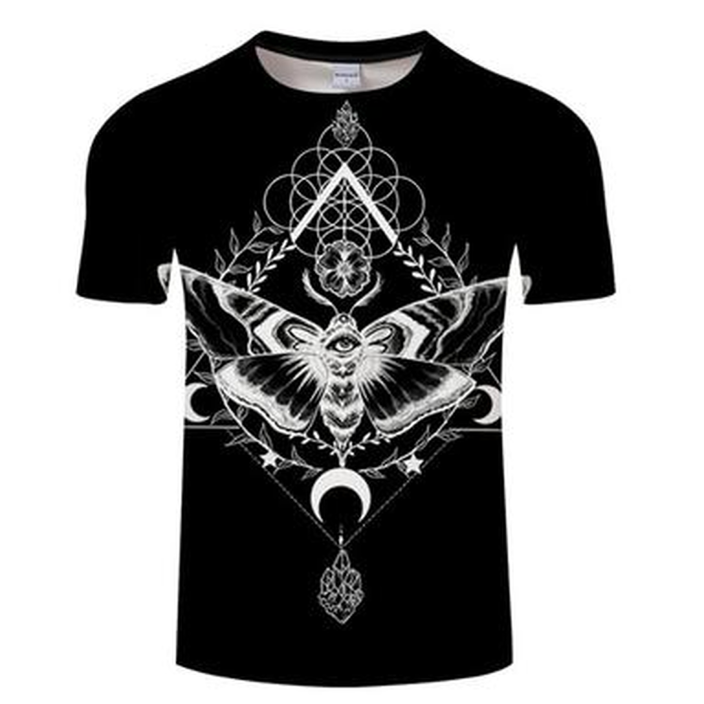 Black Motte 3D T-Shirt