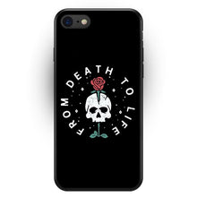 Load image into Gallery viewer, black skeleton A god of death Soft TPU Phone Case For iPhone 5 5S SE 6 6S Plus 7 7 Plus 8 8 Plus X XS transparent Silicone Cover