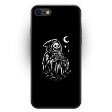 Load image into Gallery viewer, black skeleton A god of death Soft TPU Phone Case For iPhone 5 5S SE 6 6S Plus 7 7 Plus 8 8 Plus X XS transparent Silicone Cover