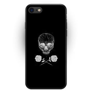 black skeleton A god of death Soft TPU Phone Case For iPhone 5 5S SE 6 6S Plus 7 7 Plus 8 8 Plus X XS transparent Silicone Cover