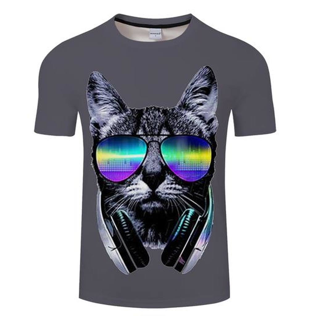 DJ Cat 3D T-Shirt