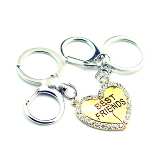 Adorable Best Friends Keychain (Ships From USA)