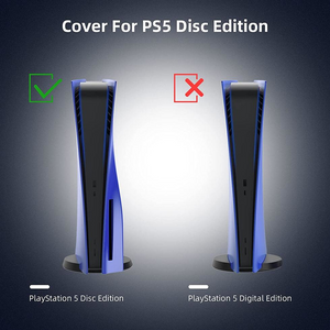 PS5 Accessories Plates for Playstation 5 Disc Edition, ABS Anti-Scratch Dustproof Protective Shell Cover, Replacement Face Plate for PS5 Disc Edition