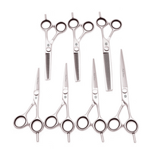 Load image into Gallery viewer, Stainless Steel Silvery Hairdressing The Barber Scissors