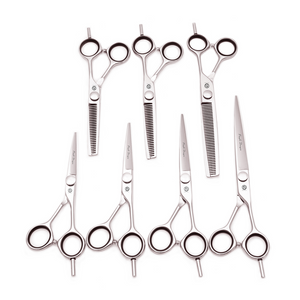 Stainless Steel Silvery Hairdressing The Barber Scissors