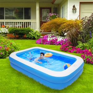 US stock Inflatable Swimming Pool Accessories Adults Kids Bathing Tub Outdoor Indoor Home Household Baby Wear-resistant PVC three-layer design Wall Th
