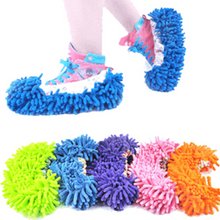 Load image into Gallery viewer, Microfiber Cleaning Mop Slippers  (Ships From USA)