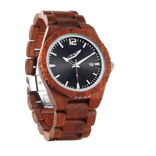 Men's Personalized Engrave Rose Wood Watches - Free Custom Engraving