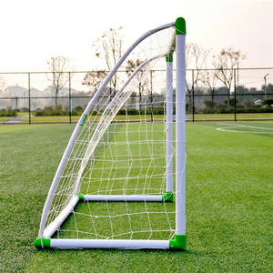 6' x 4' Soccer Goal Training Set with Net Buckles Ground Nail Football Sports For Indoor Outdoor