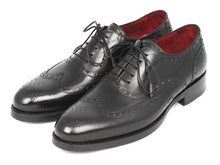 Load image into Gallery viewer, Paul Parkman Men&#39;s Wingtip Oxford Goodyear Welted Black (ID#027-BLK)