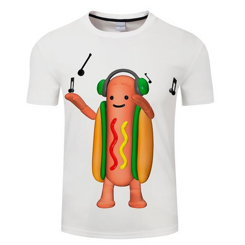 Dancing Hot Dog 3D T-Shirt