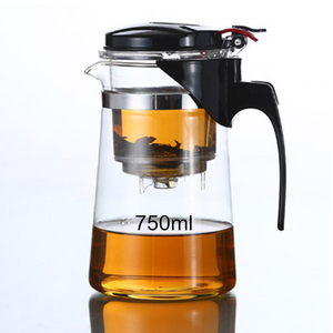 500ml 750ml 1000ml Water Bottle Heat Resistant Glass Tea Pot Flower Tea Set Coffee Teapot Bouteille224C