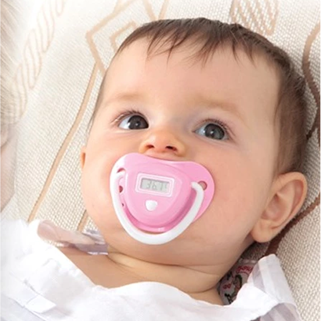 Baby Pacifier Thermometer with LCD Display (Ships From USA)