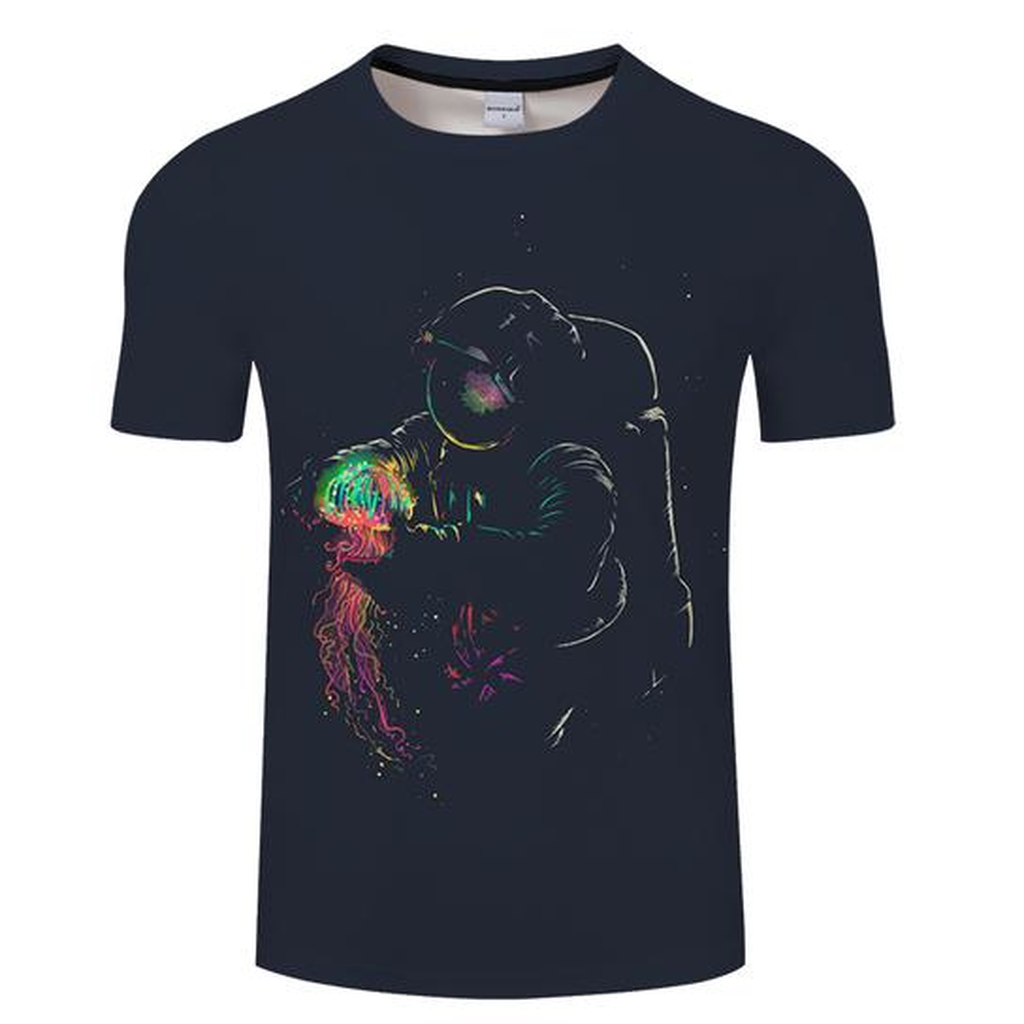 Astronaut In Space 3D T-Shirt