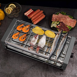 Electric Barbecues Grill Portable Indoor Outdoor Smokeless Electronic Raclette 3 Bakeware 12 Tray C0031 US STOCK