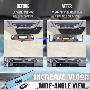 HD Assisting Car Mirror Interior Rearview Universal Rear View Large Vision Anti-glare Wide-angle Surface Auto Accessories