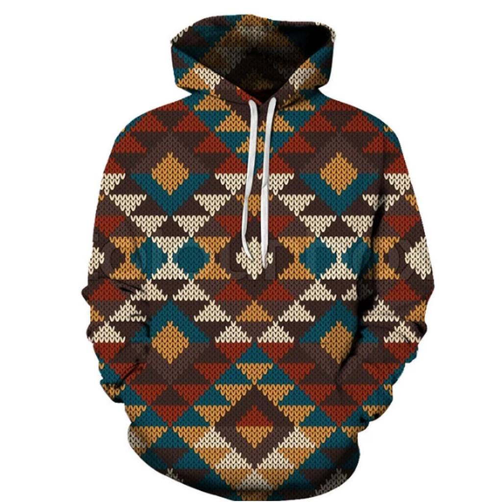 Multicolor Abstract Art 3D - Sweatshirt, Hoodie, Pullover