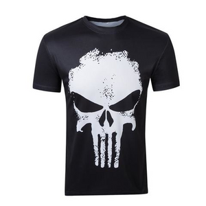 White Skull 3D T-Shirt