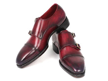 Load image into Gallery viewer, Paul Parkman Triple Leather Sole Hand-Welted Cap Toe Monkstraps (ID#LX77MNK)