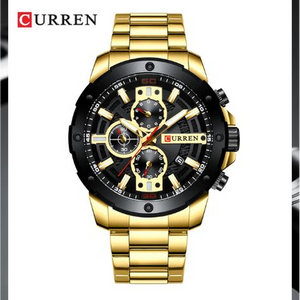 Curren Men's Luxury Stainless Steel Watch