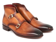Load image into Gallery viewer, Paul Parkman Men&#39;s Double Monkstrap Boots Brown (ID#8154-BRW)