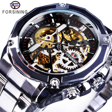 Load image into Gallery viewer, Forsining brand watch skeleton