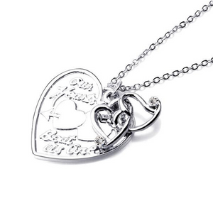 Our Hearts Beat As One Pendant (Ships From USA)