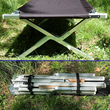 Charger l\&#39;image dans la visionneuse de la galerie, Portable Folding Camping Cot Military Grade Aluminum Frame Perfect for Base Camp, Camping and Hunting with Free Zippered Storage Bag