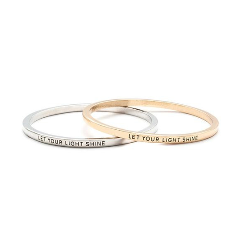 Let Your Light Shine Bangle (Ships From USA)