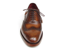 Load image into Gallery viewer, Paul Parkman Men&#39;s Wingtip Oxford Goodyear Welted Tobacco (ID#027-TAB)