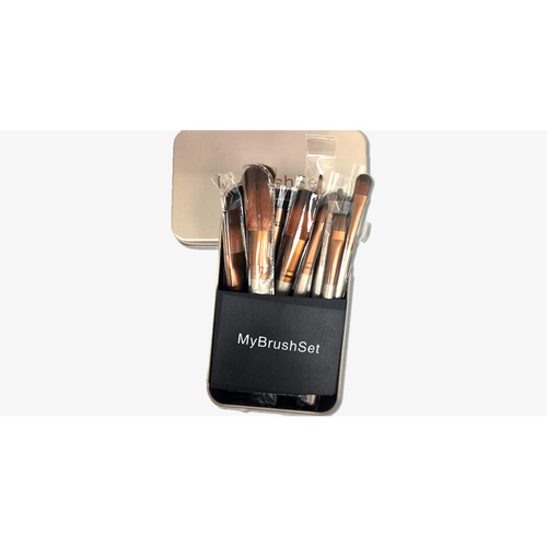 12 Piece Bare Bronze Brush Set (Ships From USA)