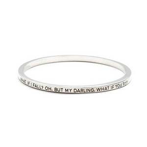 What If I Fall Bangle (Ships From USA)