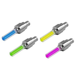 2 Pack - Motion Activated LED Valve Stem Lights - Assorted Colors (Ships From USA)