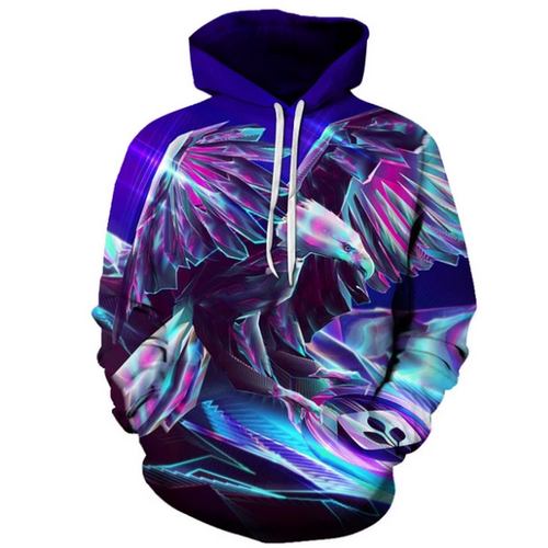 Mystical Eagle 3D Sweatshirt, Hoodie, Pullover