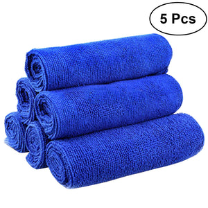 5pcs Premium Ultra Fine Microfiber Towel Cleaning Cloth for Kitchen Dirt Cleaning