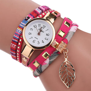 Duoya Classic Women Quartz Watch Lady Bracelet Wrist Quartz