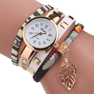 Duoya Classic Women Quartz Watch Lady Bracelet Wrist Quartz