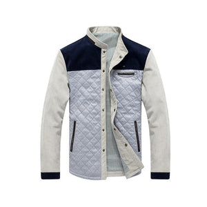 Hot Sale Spring Autumn Men Casual Outwear Jacket Patchwork Coat Men Size M-3XL