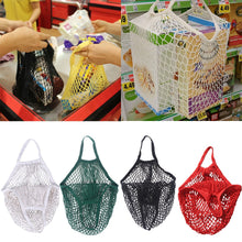 Charger l\&#39;image dans la visionneuse de la galerie, Shopping Bag Reusable Grocery Bags Beach Bags Mesh Bag