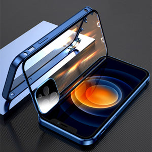 Ultra-thin Clear Glass Phone Case Full Coverage Anti-drop Case Cover