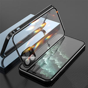 Ultra-thin Clear Glass Phone Case Full Coverage Anti-drop Case Cover